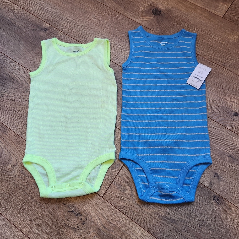 Carter's 24m Boys Sleeveless bodysuits Tanks